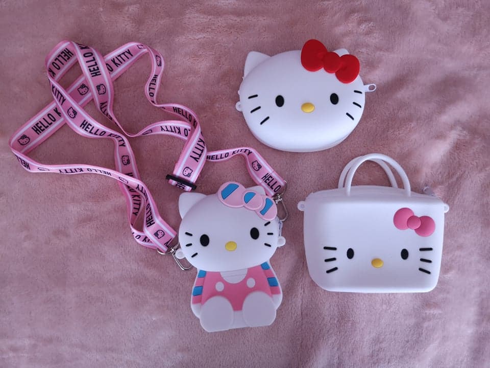 Cartera silicona Carita Hello Kitty