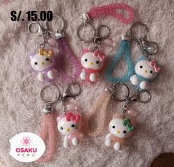 Llavero con luces Hello Kitty